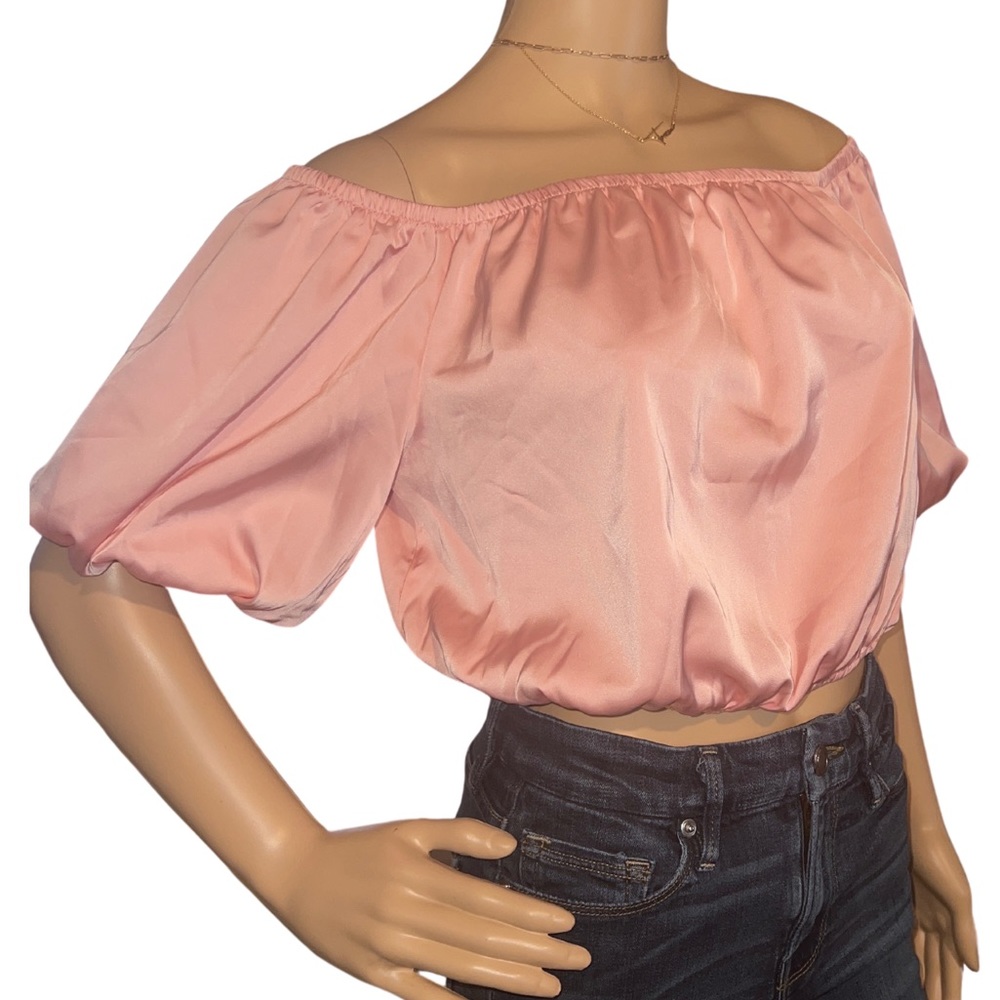 NWT Cute pink crop